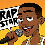 Rap Star:Idle Clicker Android app icon